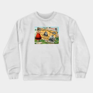 19th C. Brazilian Commerce and Culture Crewneck Sweatshirt